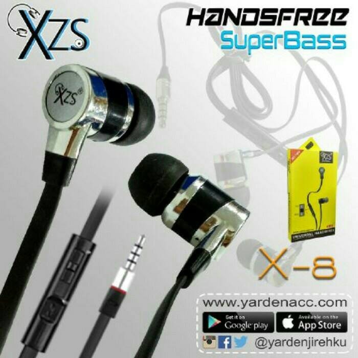 MF. Headset   Handsfree xzs x 8 x8   earphone Berkualitas