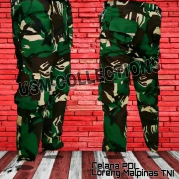 celana pdl malvinas celana loreng tentara