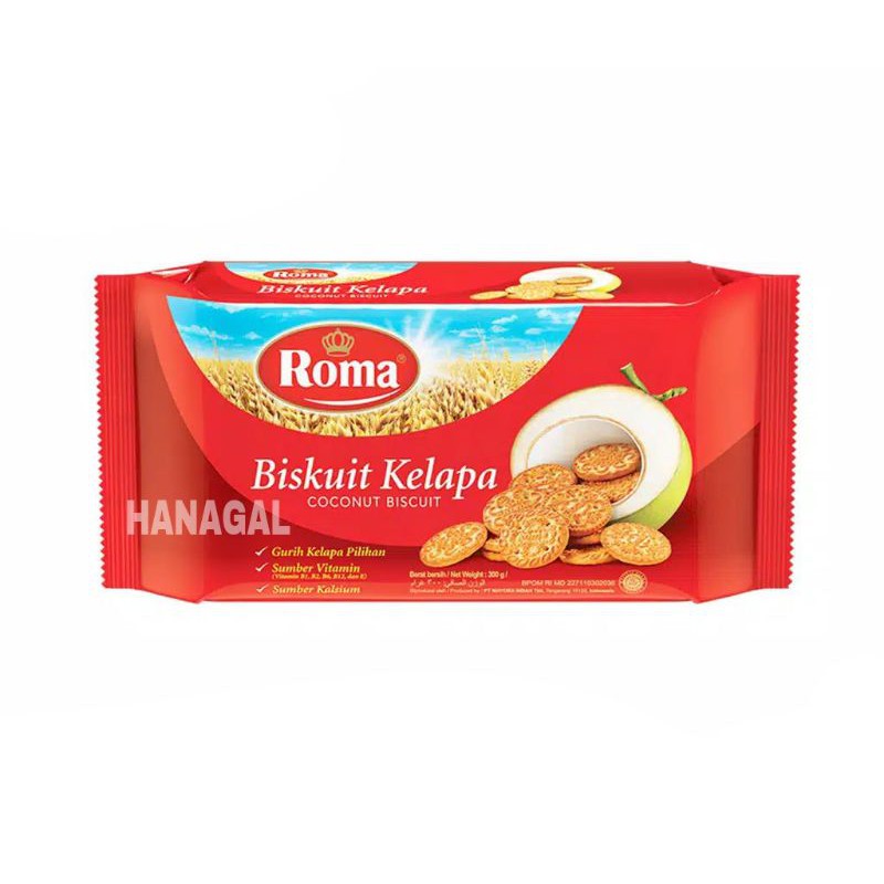 

DUTASP11 - Roma Biskuit Kelapa 300 Gr