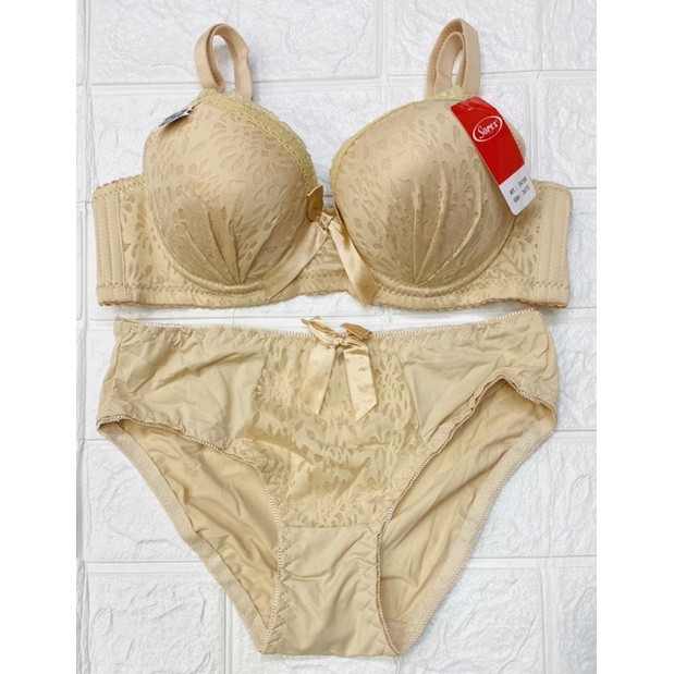 BH | Bra Set Brukat SOREX 34196 Pakai Kawat Dan Busa Sedang