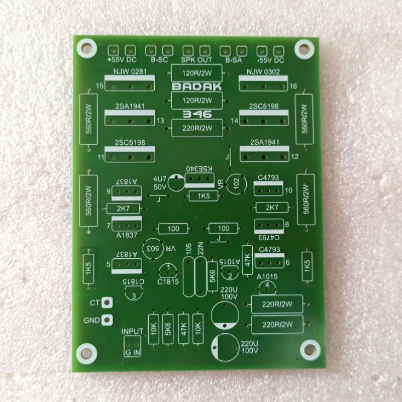 PCB Power Amplifier 1500W NKRI BADAK NKRI RHINO