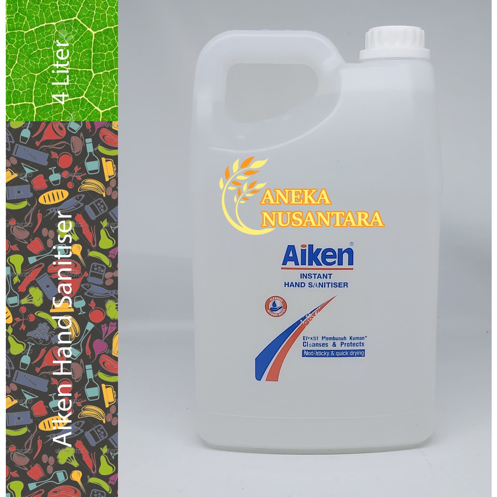 Aiken Sanitiser Sanitizer Hand 4 Liter