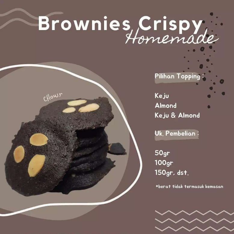 

Brownies Crispy 100gr by Cflow.r