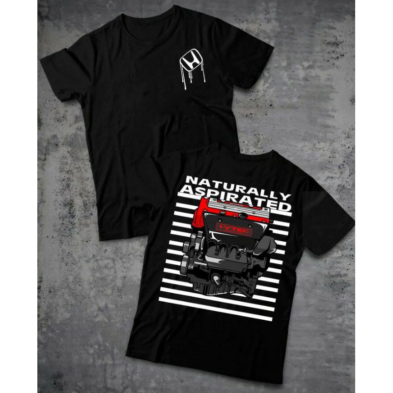 Kaos otomotif / kaos mobil HONDA engine naturally aspirated