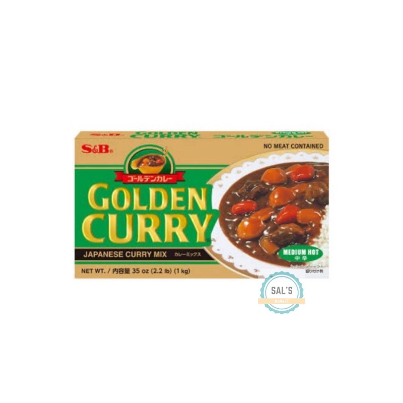 

S&B Golden Curry Medium Hot 1 kg Bumbu Kari Blok Jepang