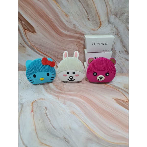 facial brush electric alat cuci muka elektrik polos murah