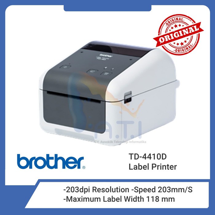 

BROTHER Printer Label Thermal TD 4410D Printer Thermal TD4410D TD4410 D