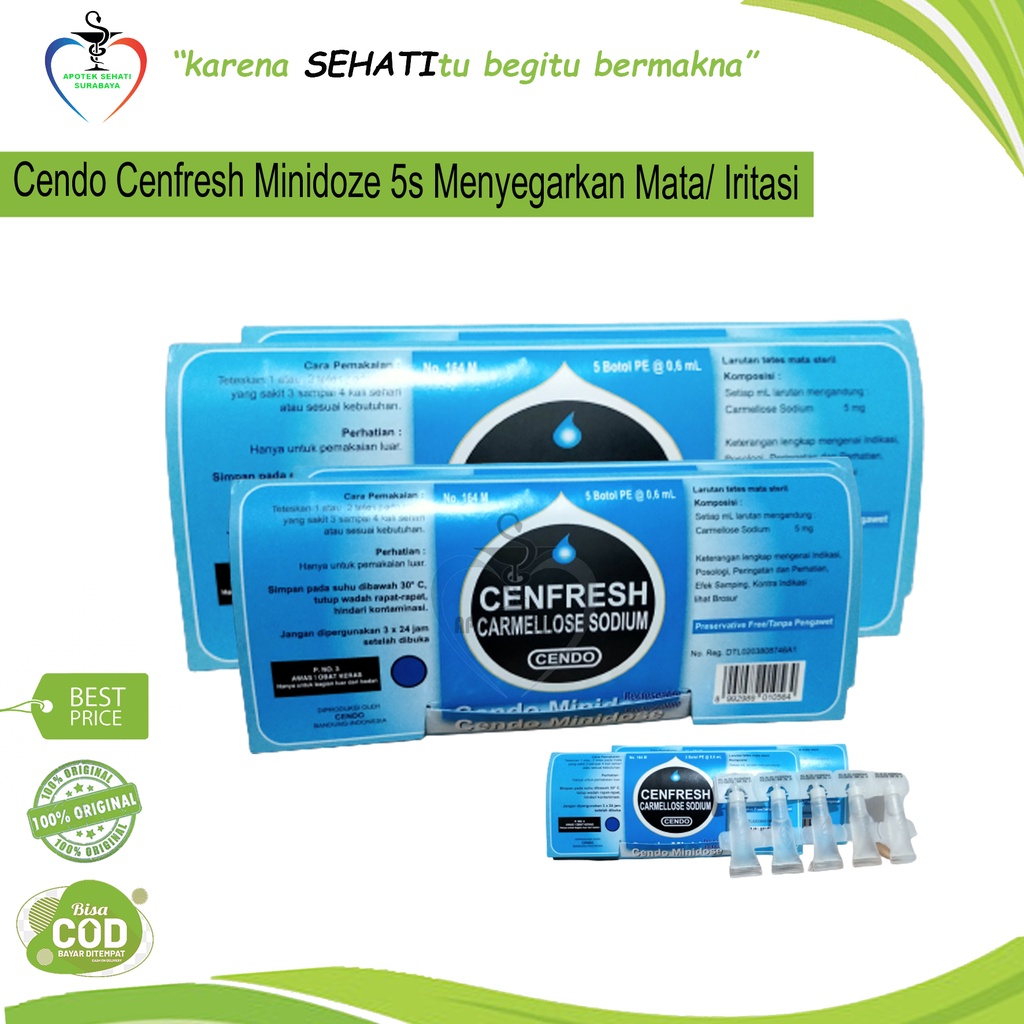 CENDO CENFRESH TETES MATA 5 ML MENGURANGI IRITASI MATA