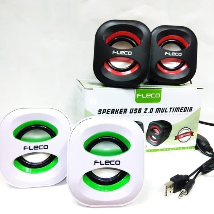 SPEAKER FLECO F07 / F 07 SPEAKER KOMPUTER MINI SOUND XTRA BASS