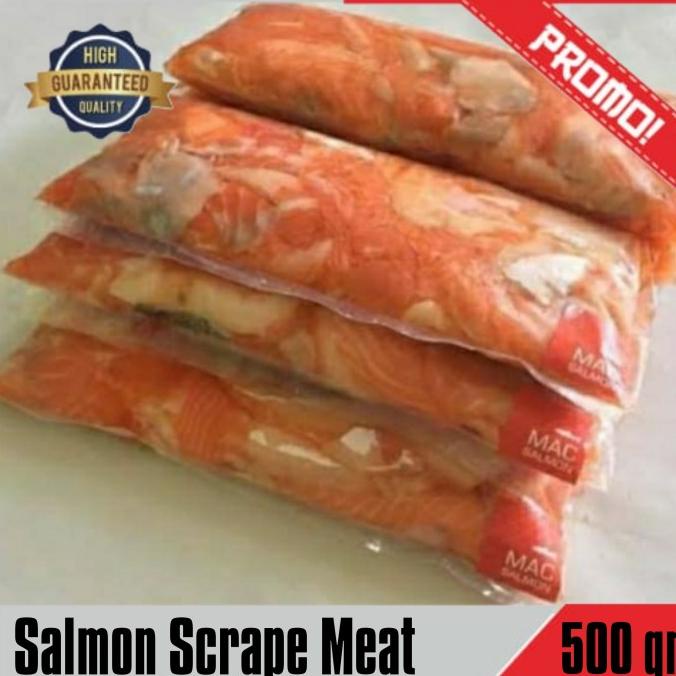 

TETELAN SALMON TANPA TULANG/ TETELAN SALMON/ SALMON SCRAPE MEAT