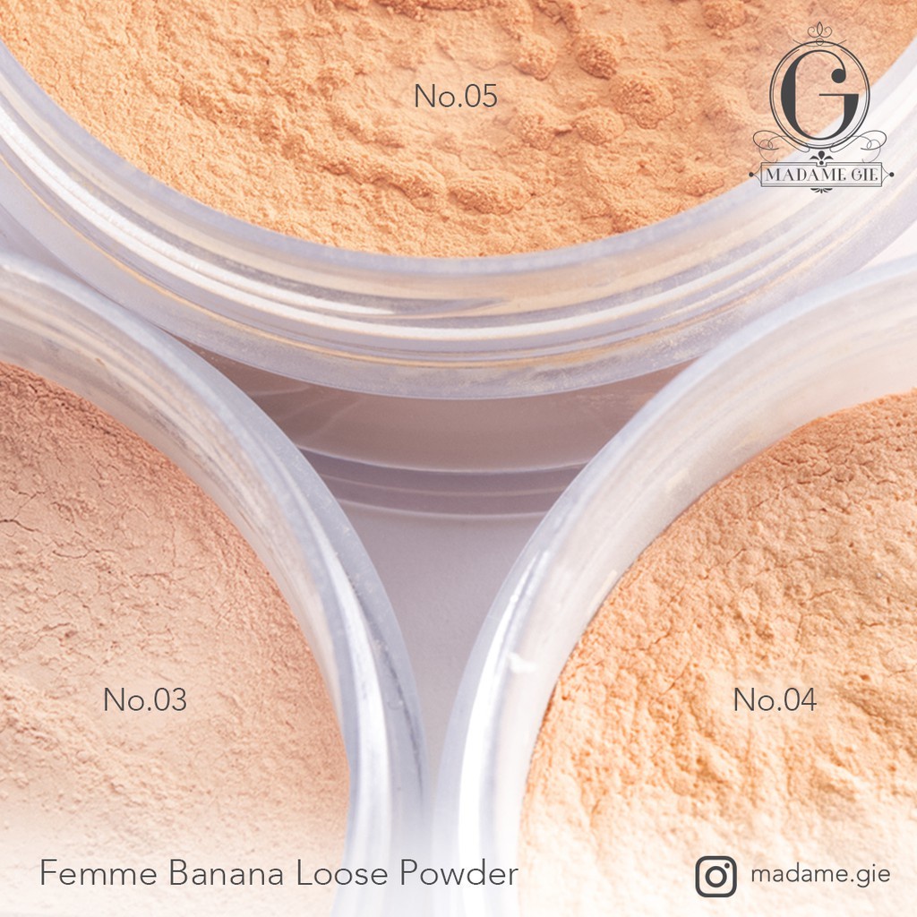 MADAME GIE BEDAK TABUR FEMME BANANA LOOSE POWDER [SWEETSPACE]