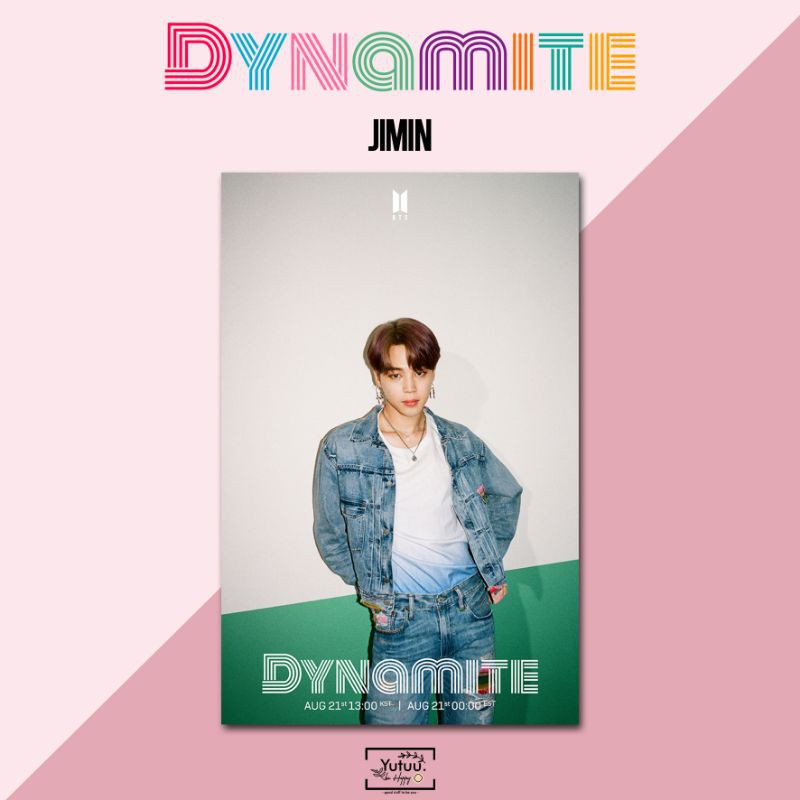 BANGTAN PHOTO CARD (PC)  DYNAMITE VER - 1 (SET DAN SATUAN) unofficial