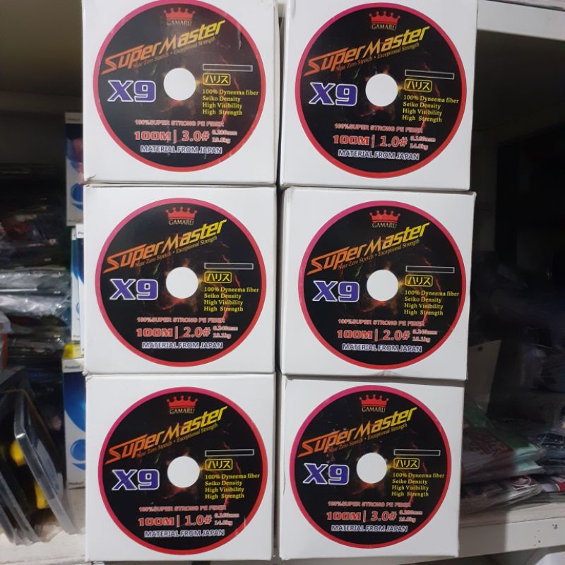 PE GAMARU SUPER MASTER X9 (WARNA HITAM DAN HIJAU)