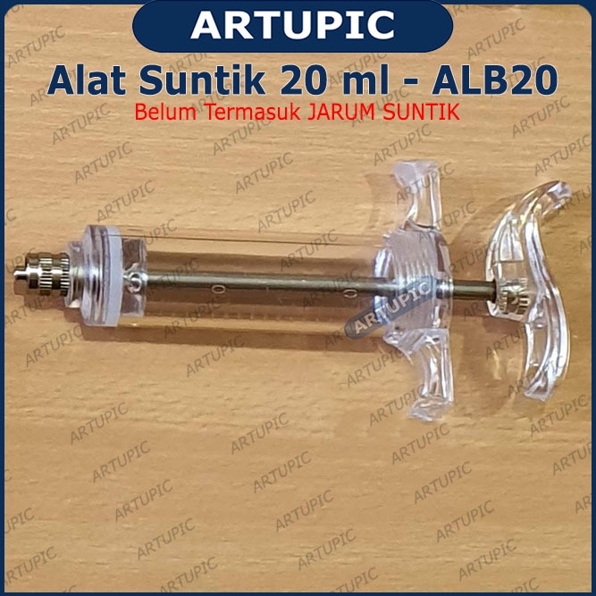 Alat Suntik ALB20 Spuit Syringe Suntikan 20 Ml Tabung Mika Hewan Besar Semi Auto Sapi Babi Kambing Kuda Dll