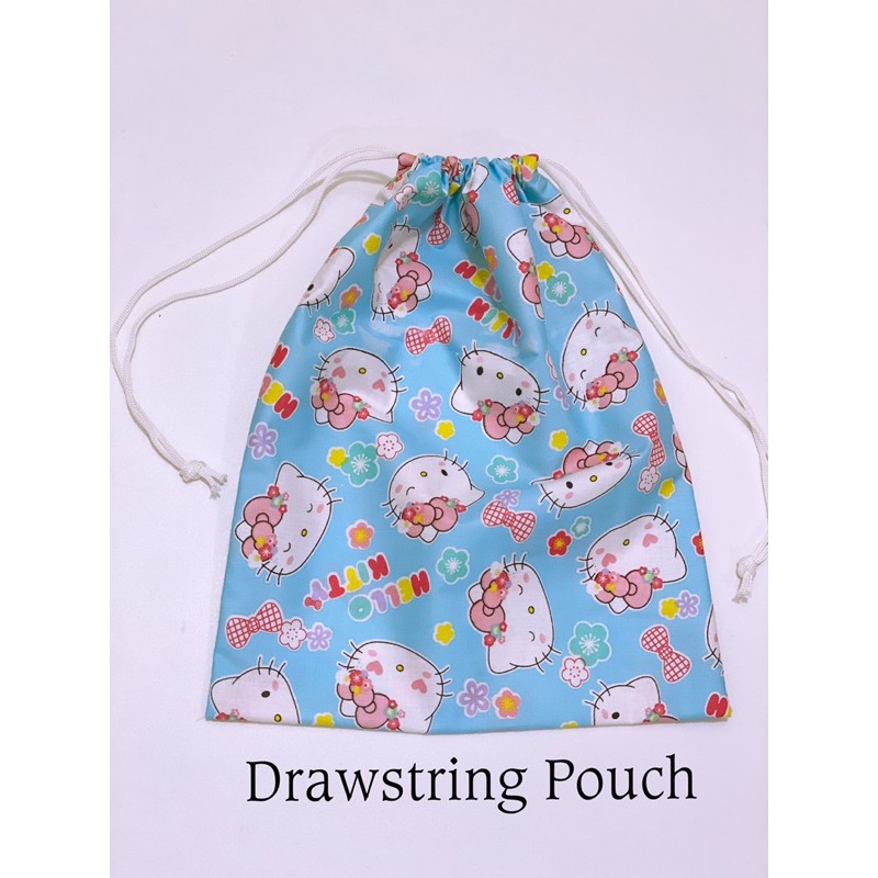 Fawn’G Handmade - Drawstring Pouch motif Lucu Lucu / Kantong Serut Katun