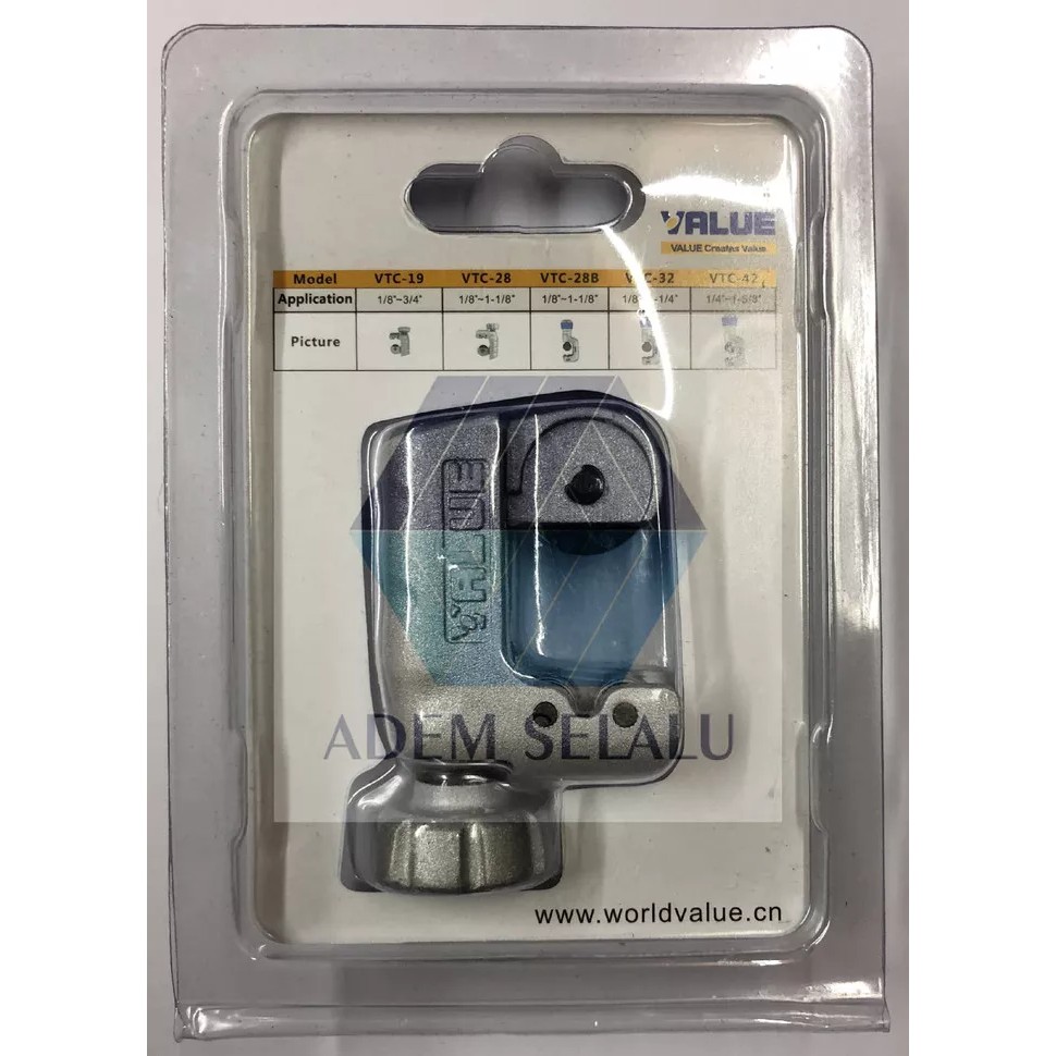 

HJK Cutter Pipa Value VTC-19 Tube Cutter Merk Value Cutter Pipa Tembaga Value
