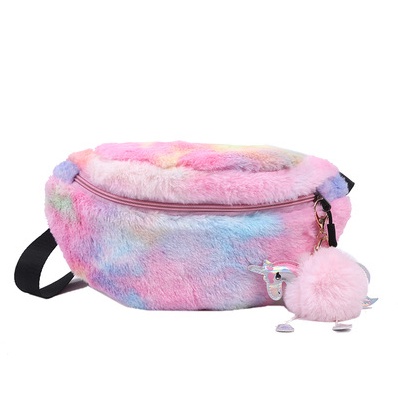 WAIST BAG WANITA OIKO FUR UNICORN / WAIST BAG LUCU