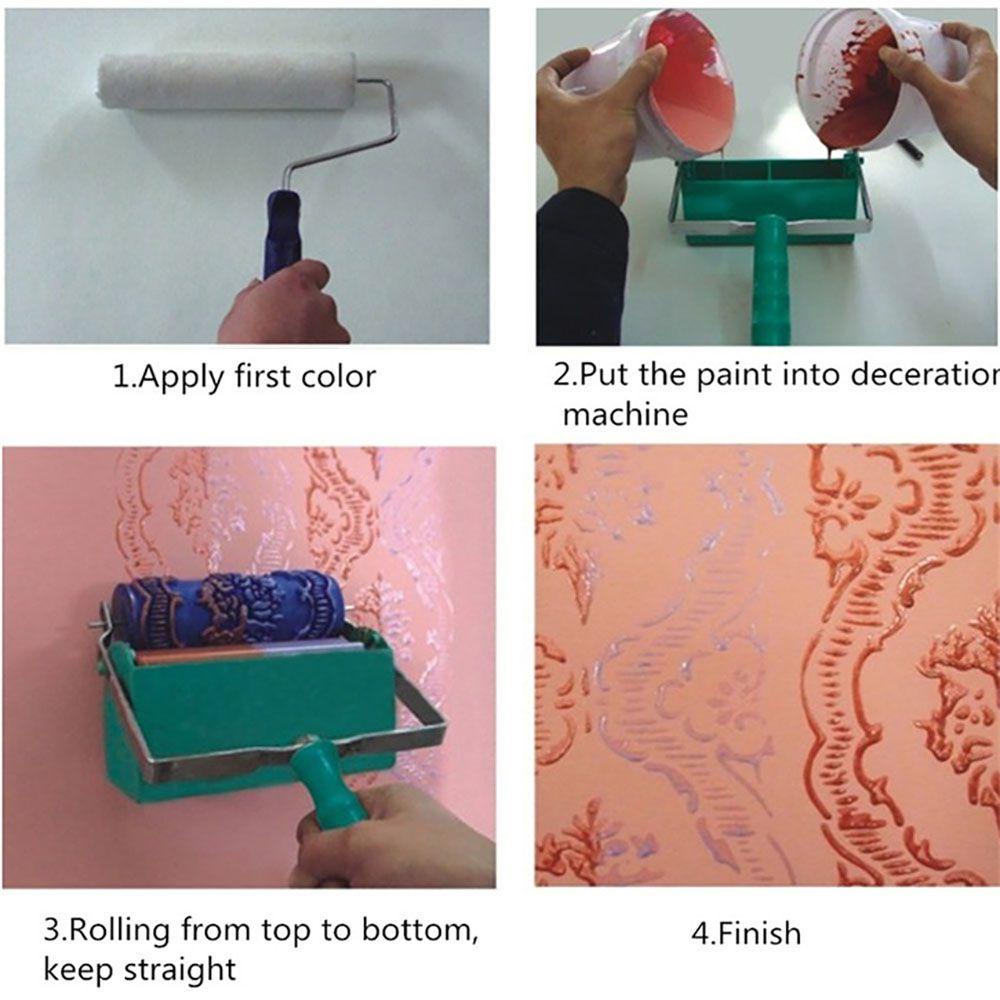 [Elegan] Alat Cat 5inch Dinding Kreatif DIY Pegangan Hemat Tenaga Kerja Alternatif Roller Paint