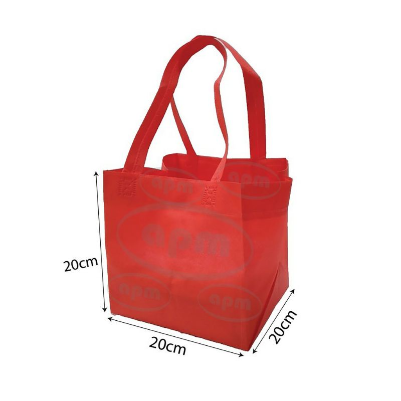 Tas Spunbond Box Nasi 20x20 Dus Nasi Pres Tebal (Lusin)