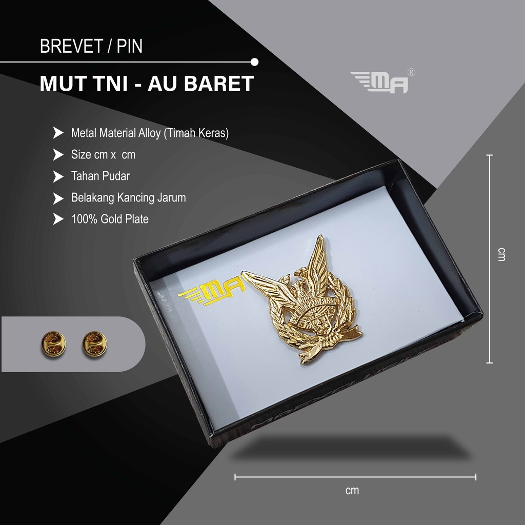 PIN MUT TNI AU BRIVET BREVET PIN TNI AU