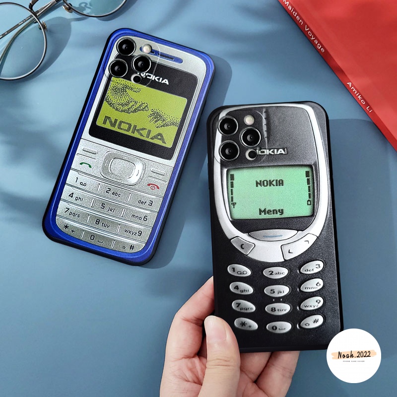 NOKIA Soft Case TPU Retro Klasik Cover RealMe Narzo 20pro 30A C11 2021 8 8Pro 7 7i C3 C15 C20 C20A C11 2020 6 6s 6i C21 C25 C35 C25 C25 C35