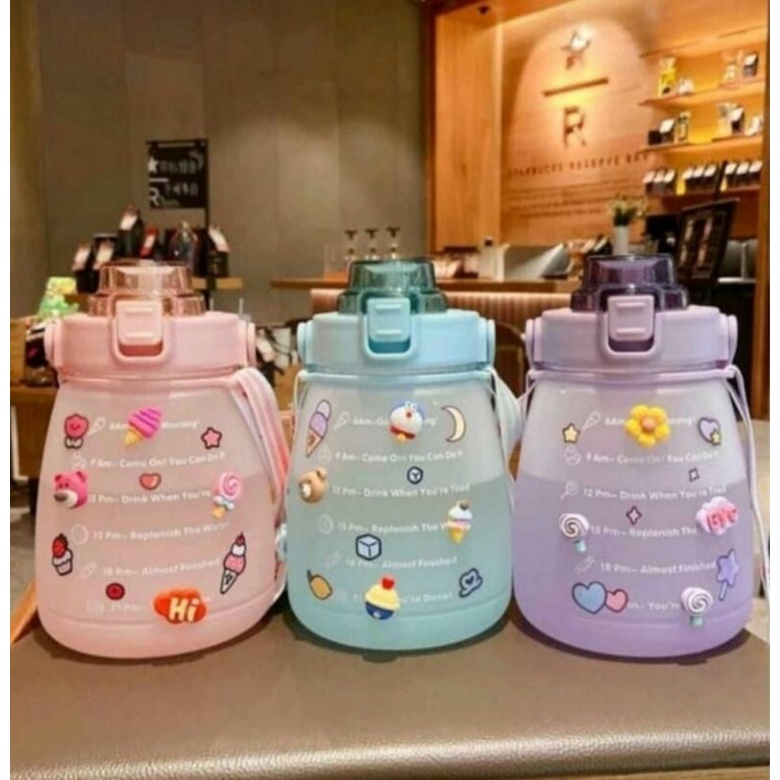 ready botol viral 1,3liter 3 D