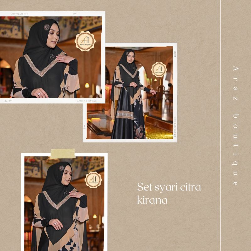 Set syari citra kirana by Agoest Hanggono (SIAP KIRIM)