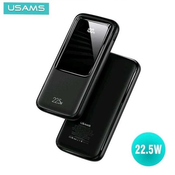 Usams Pb58 Powerbank Broad Led Display Fast Charging Power Bank 22.5w 10000mah Oppo Vivo