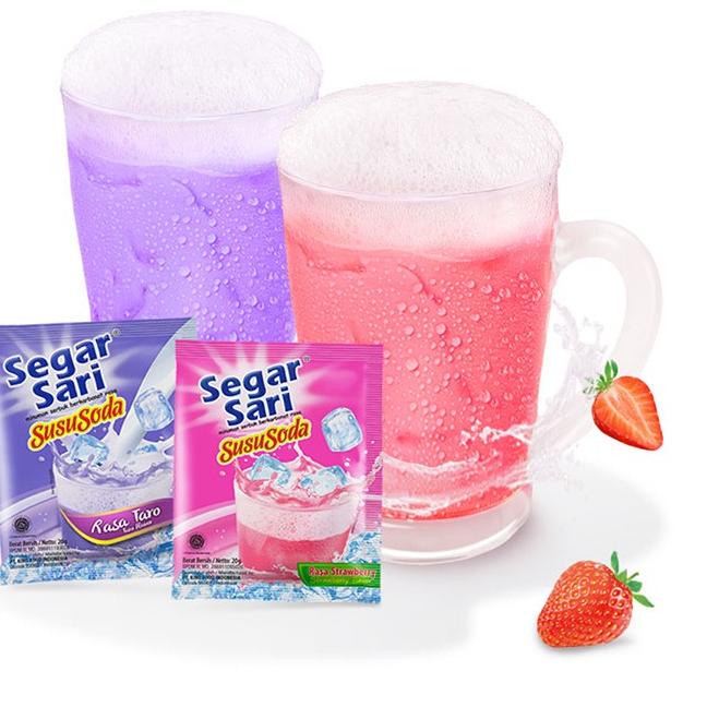 

RE⚡TOCK! [ORIGINAL] Segar Sari SUSU SODA - Cocopandan/Anggur/Melon/Strawberry 10 sachets produck terbaik