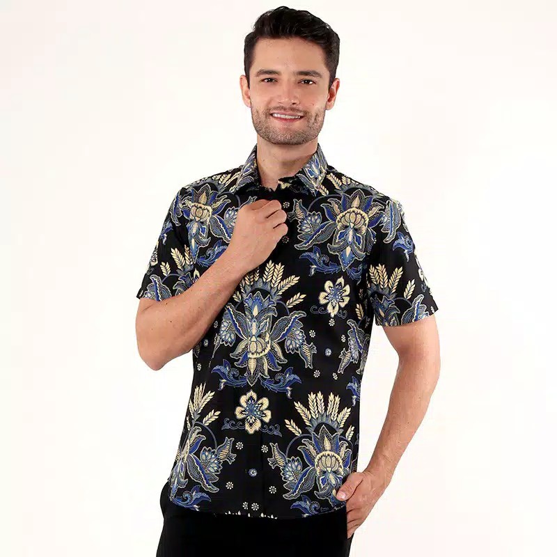 Maginot Kemeja Batik Pria Raka-ss Lengan Pendek