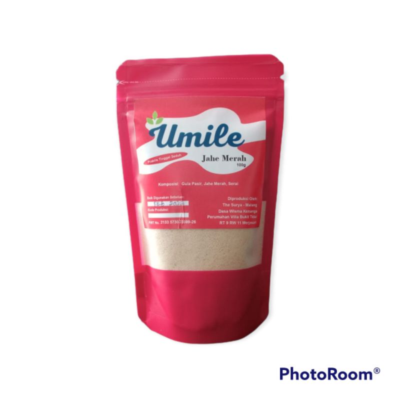 

Umile Jahe Instan Jahe Merah 100 gram