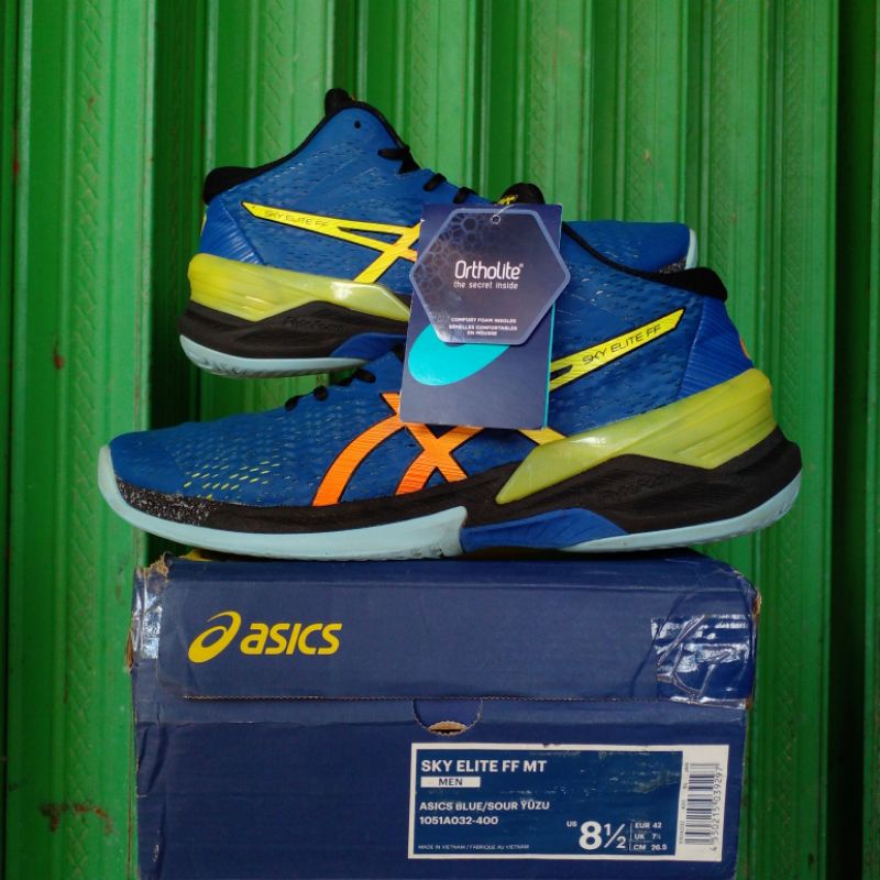 sepatu voli asics sky elite second original