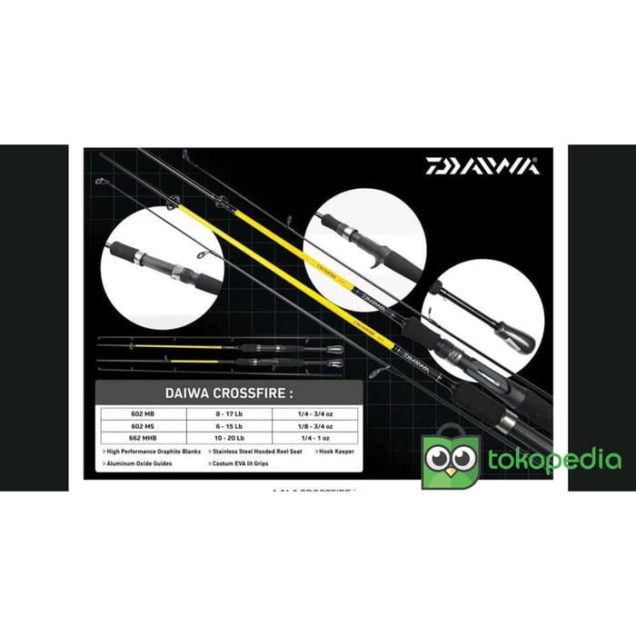 joran daiwa crossfire 602 joran carbon