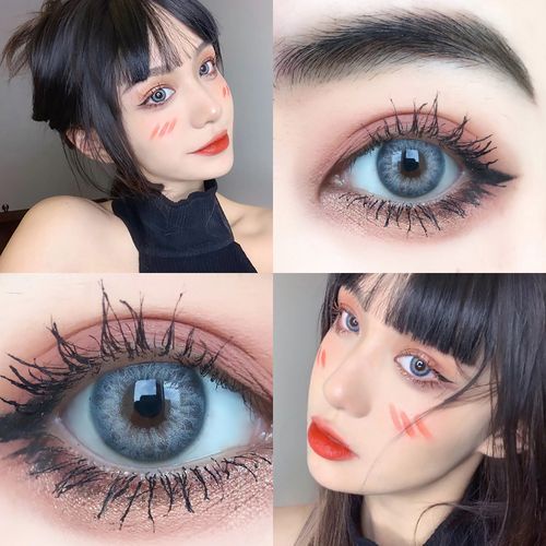 【COD】 DIAMOND SOFTLENS  BIG EYE Soft Colored Contact lens Yearly Use Ensa Mata Soflen Mata Brightsoftlens soflens Mata Kore/import korea softlens-T-GRAY