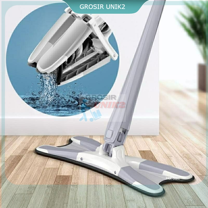 ALAT PEL PERAS FLEKSIBEL OTOMATIS / NEW FLEXIBLE ROTARY MOP PEL MAGIC MOP X