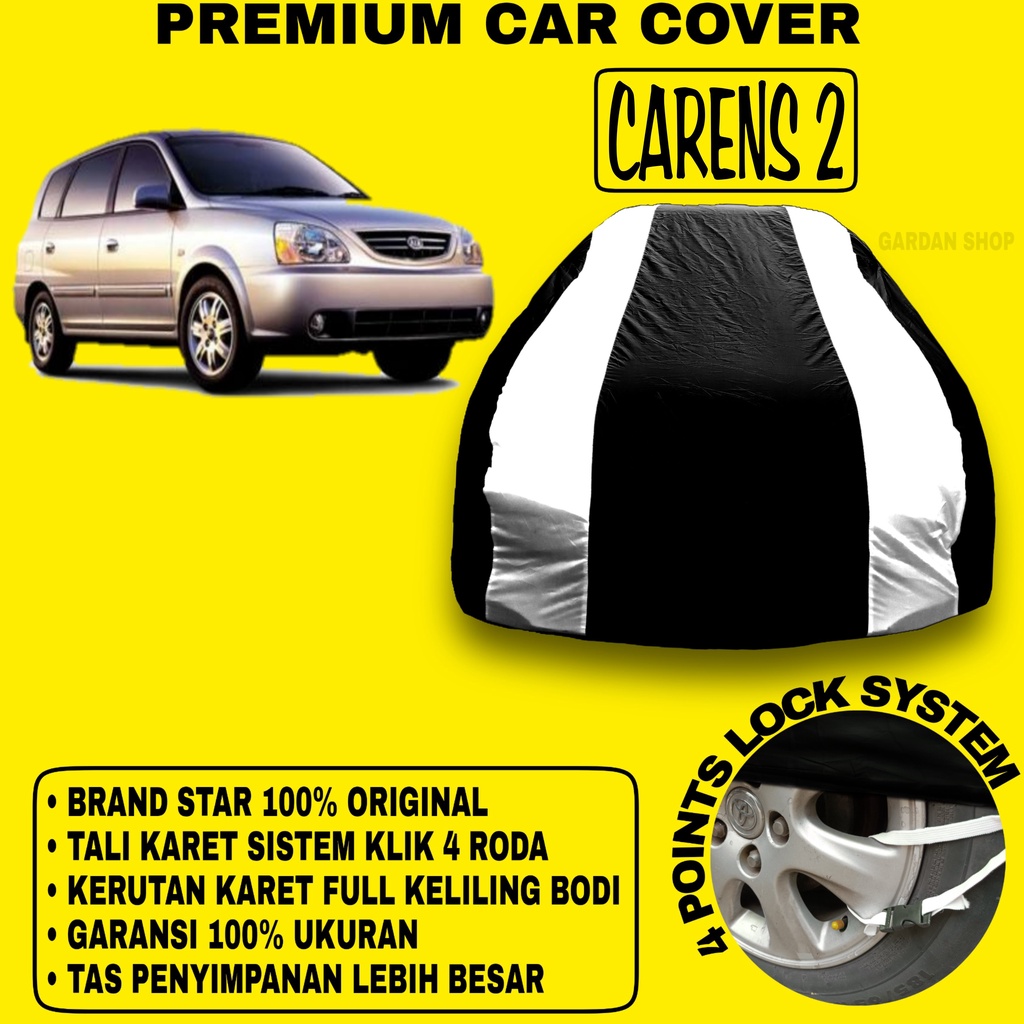 Body Cover CARENS 2 Sarung Strip SILVER Penutup Pelindung Bodi Mobil Carens 2 PREMIUM