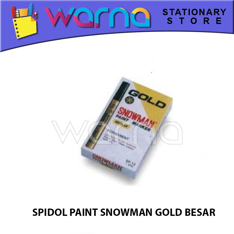 

SPIDOL SNOWMAN PAINT MARKER/PERMANENT PAINT