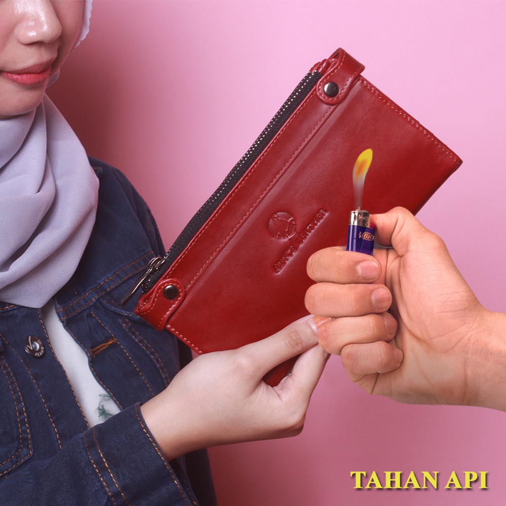 FELORA WALLET GENUINE LEATHER DOMPET KULIT PANJANG YANG FUNGSIONAL BERBAHAN KULIT SAPI ASLI AD01