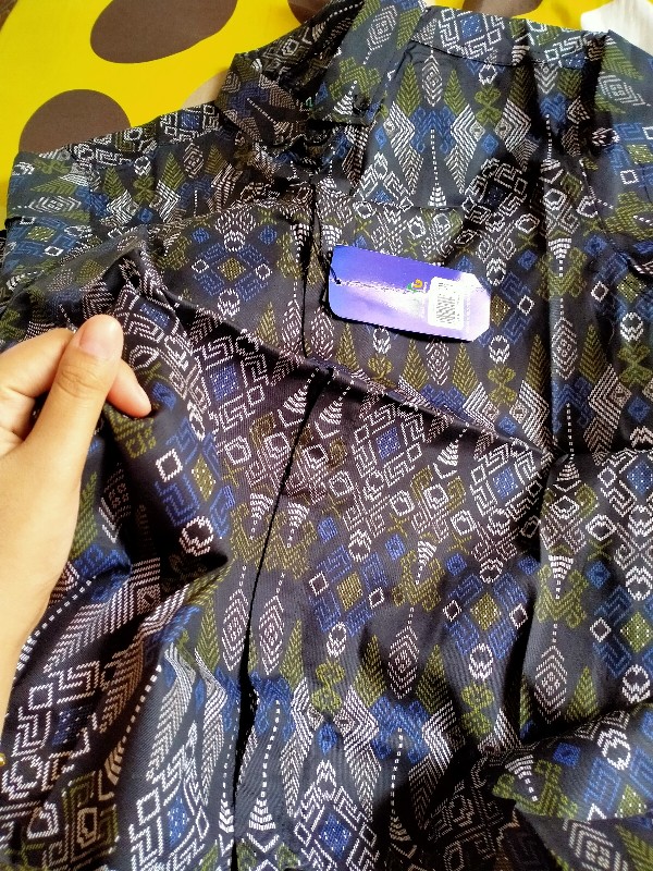 Dgm Fashion  Kemeja Batik Pria Lengan Pendek Torpedo/kemeja Tribal 6122