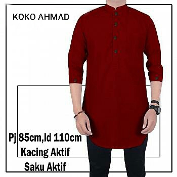 [KOKO AHMAD SC]Baju koko pria katun varian warna