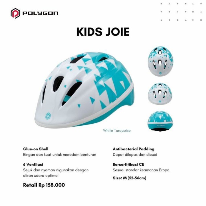 HELM SEPEDA ANAK POLYGON JOIE