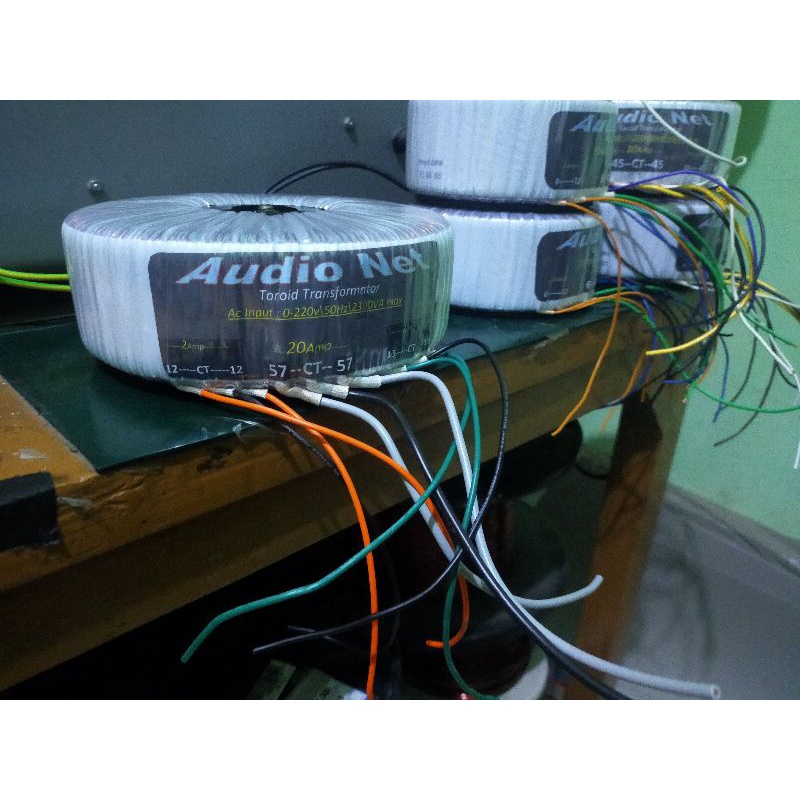 Trafo 15A 65v CT audionet toroid donat