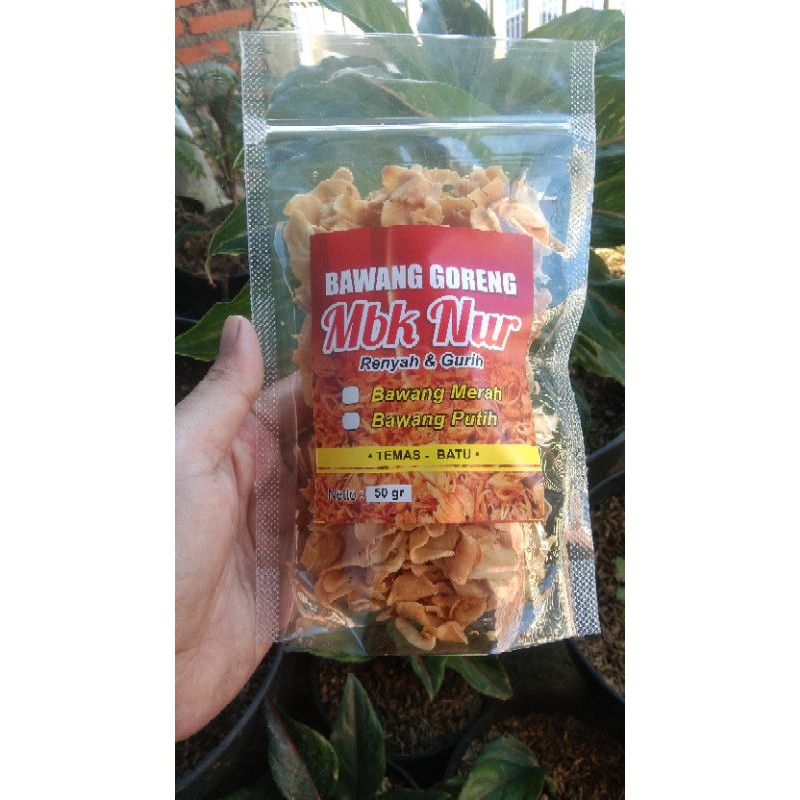 

BAWANG PUTIH GORENG 50gr