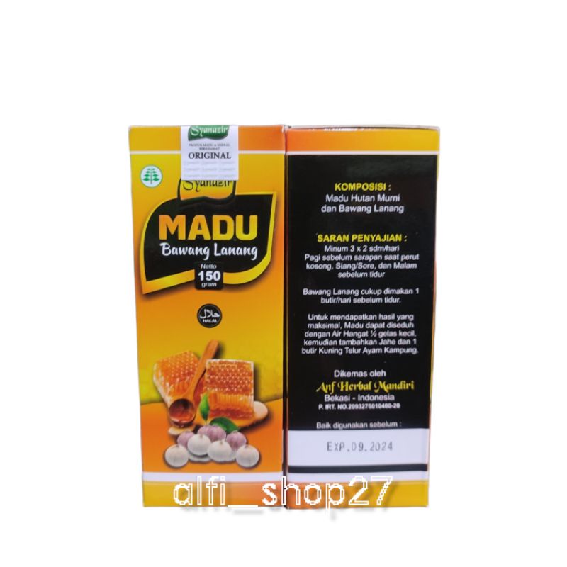 

Madu Bawang Lanang Syanazir 150gr Untuk Kolesterol