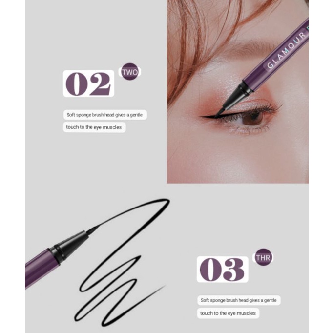 Glamour 824 LAMEILA Original Eyeliner Pen Waterproof Pensil Alis Terlaris