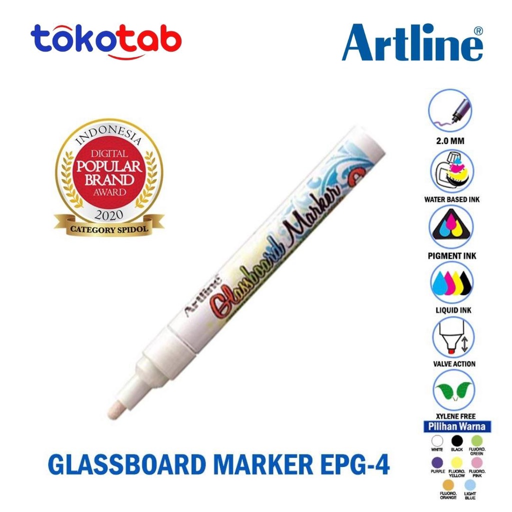 

Tokotab - Glass Board Marker ARTLINE EPG4