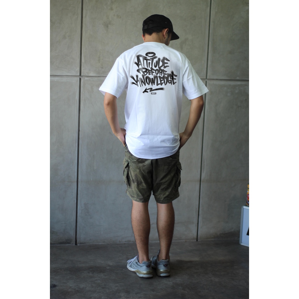 MDFK Attitude Graffiti Tshirt (White)