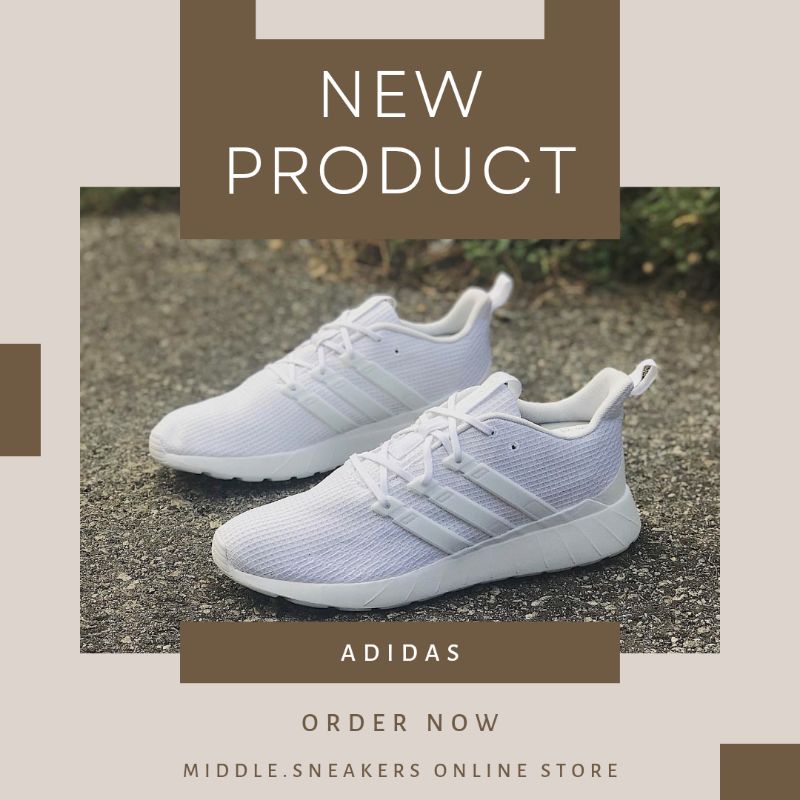 Adidas Questar Flow - Full White