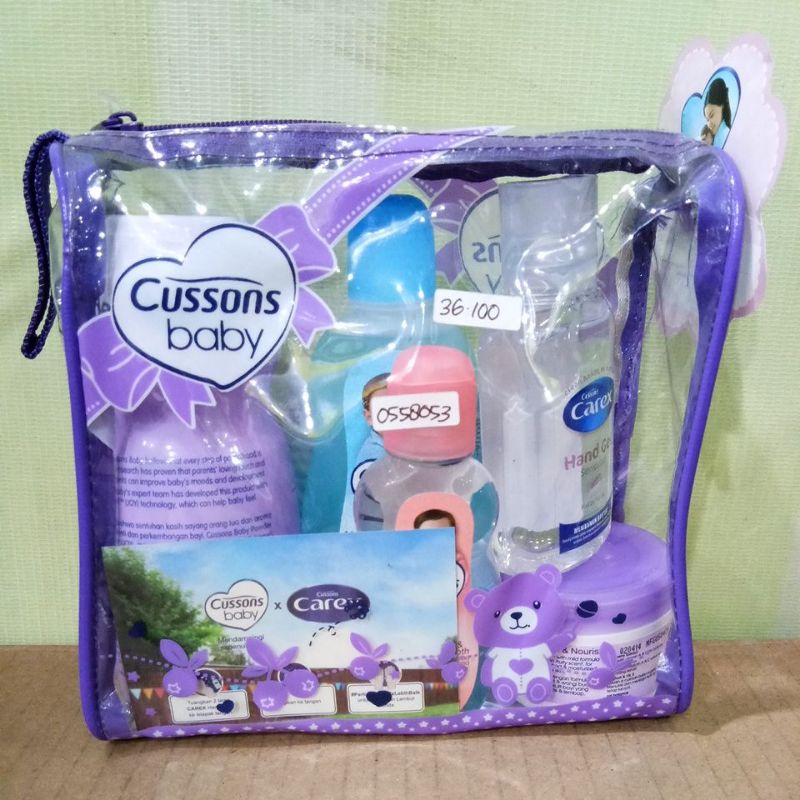 CUSSONS BABY MEDIUM BAG BIRU, PINK, UNGU