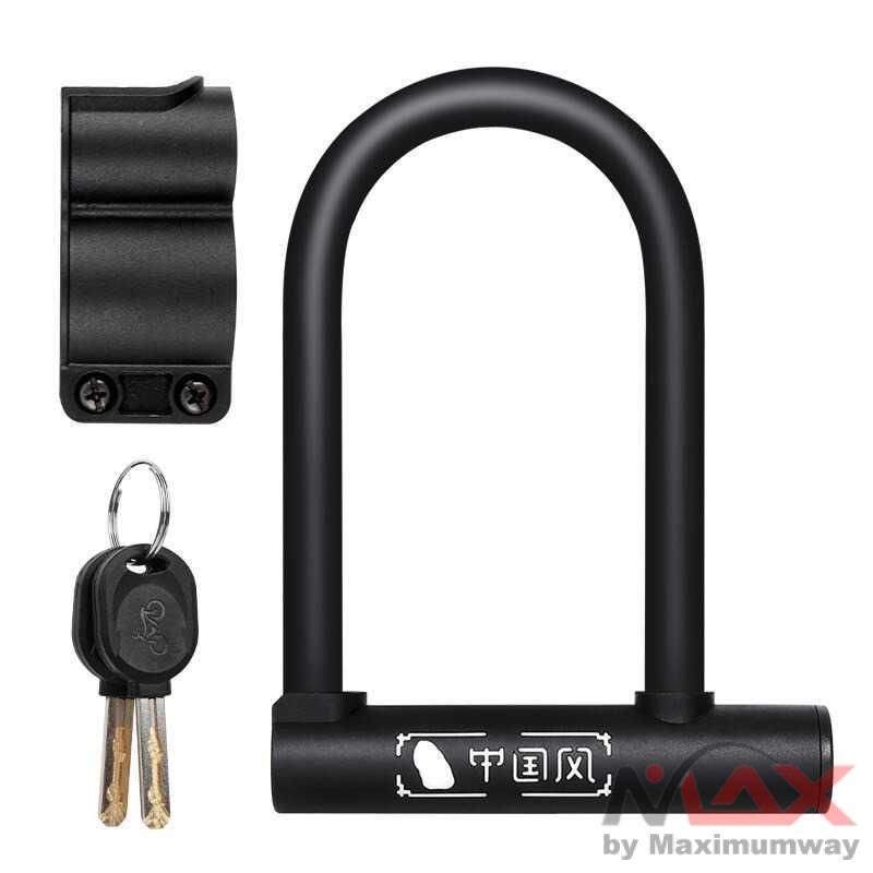 JINJIAN U Lock Gembok Sepeda Anti Maling - ZL20152 Warna Hitam